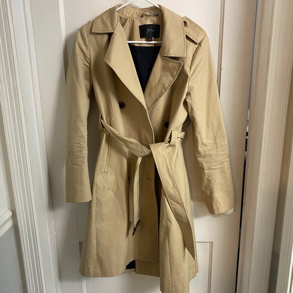 J. Crew trench coat - Size 4